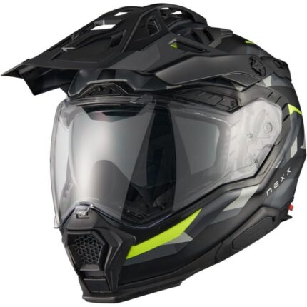 Nexx X.WED3 Trailmania Negro/Amarillo Mate Casco Adventure