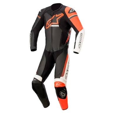 mono alpinestars gp force phantom 1pc - negro / blanco / rojo